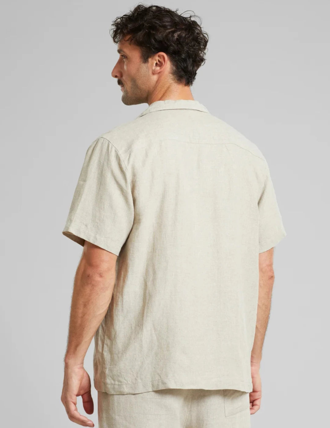 Shirt Marstrand Linen Emb Ecru