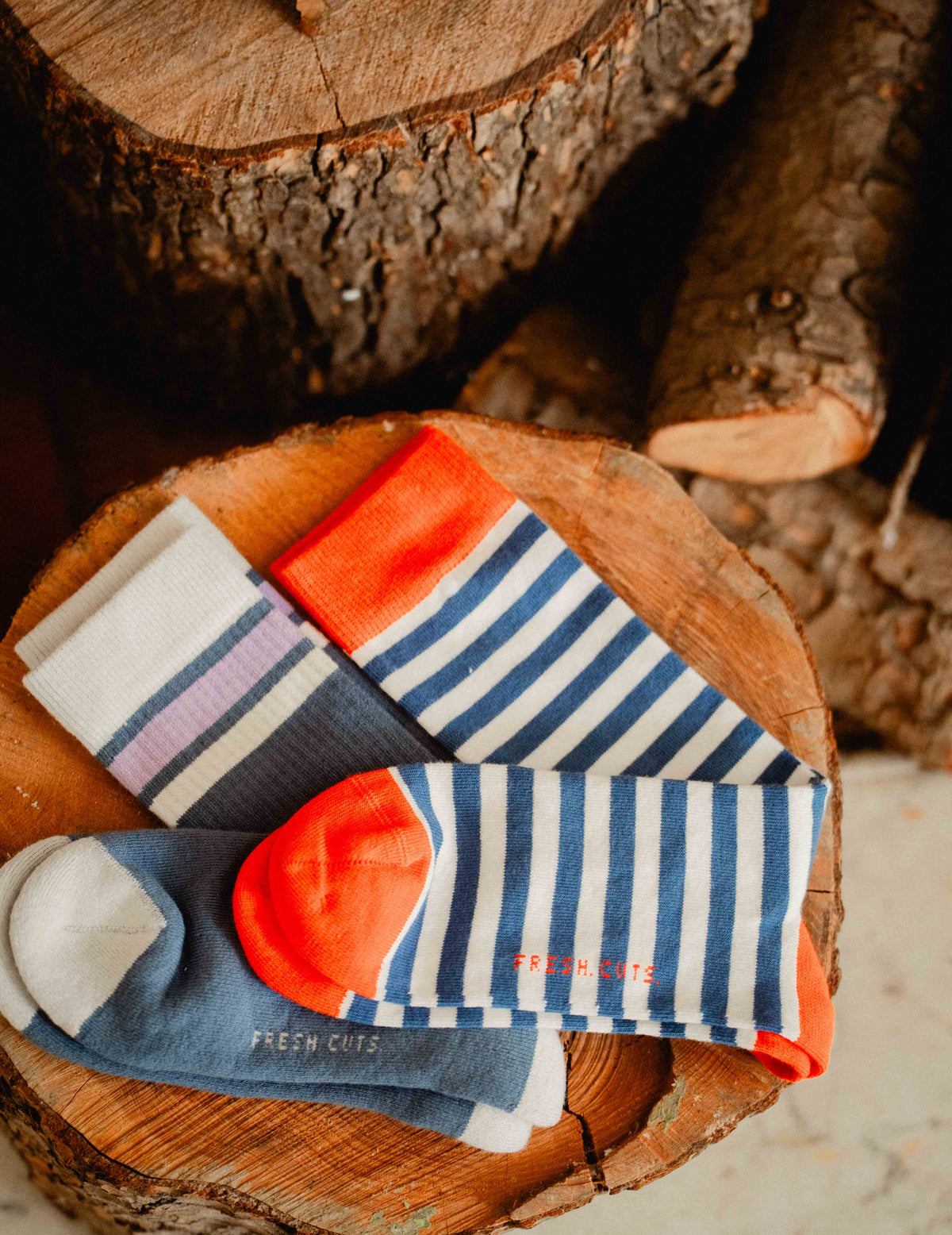 Stripe Casual Sock