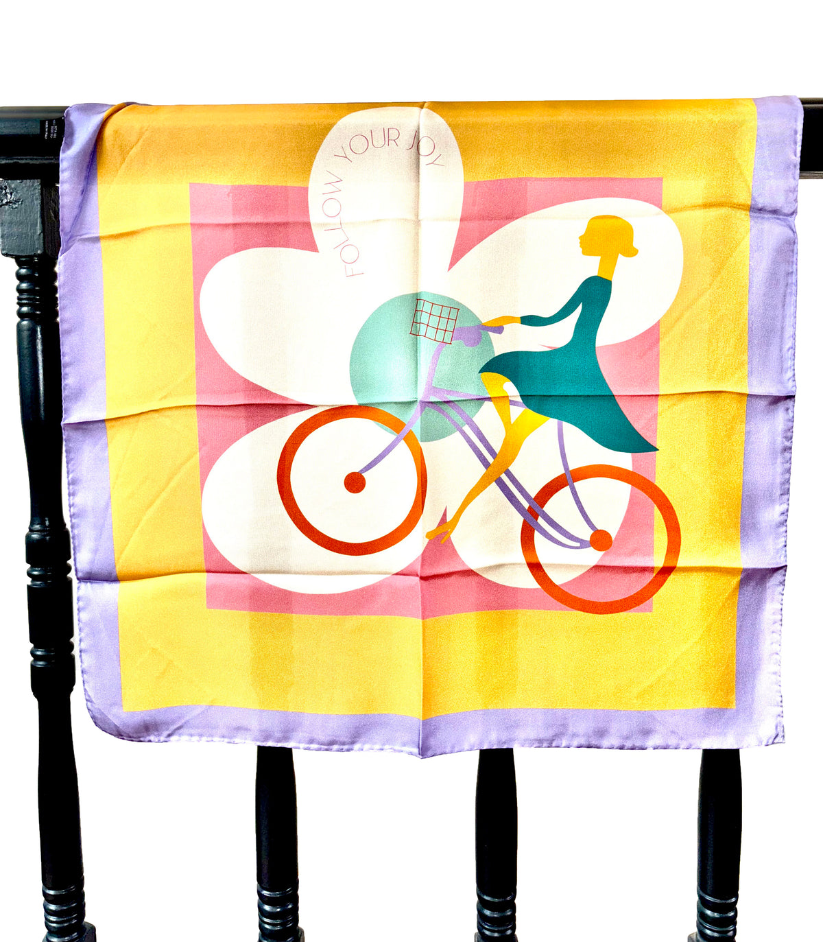 girl on a bike scarf