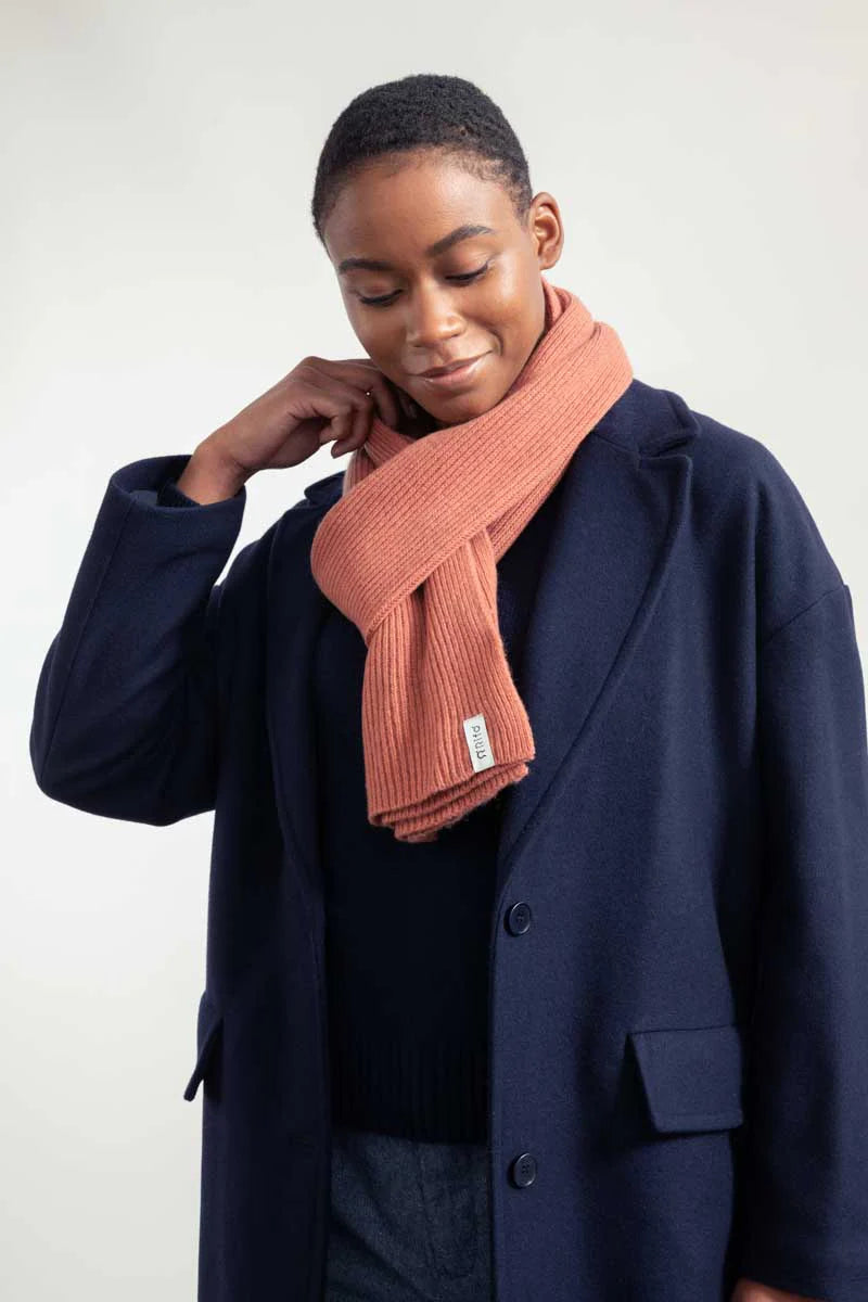 Recycled Cashmere Scarf Federico - Pink Grapefruit