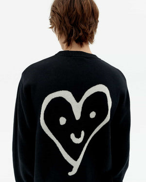 BLACK HEART KHEM KNIT