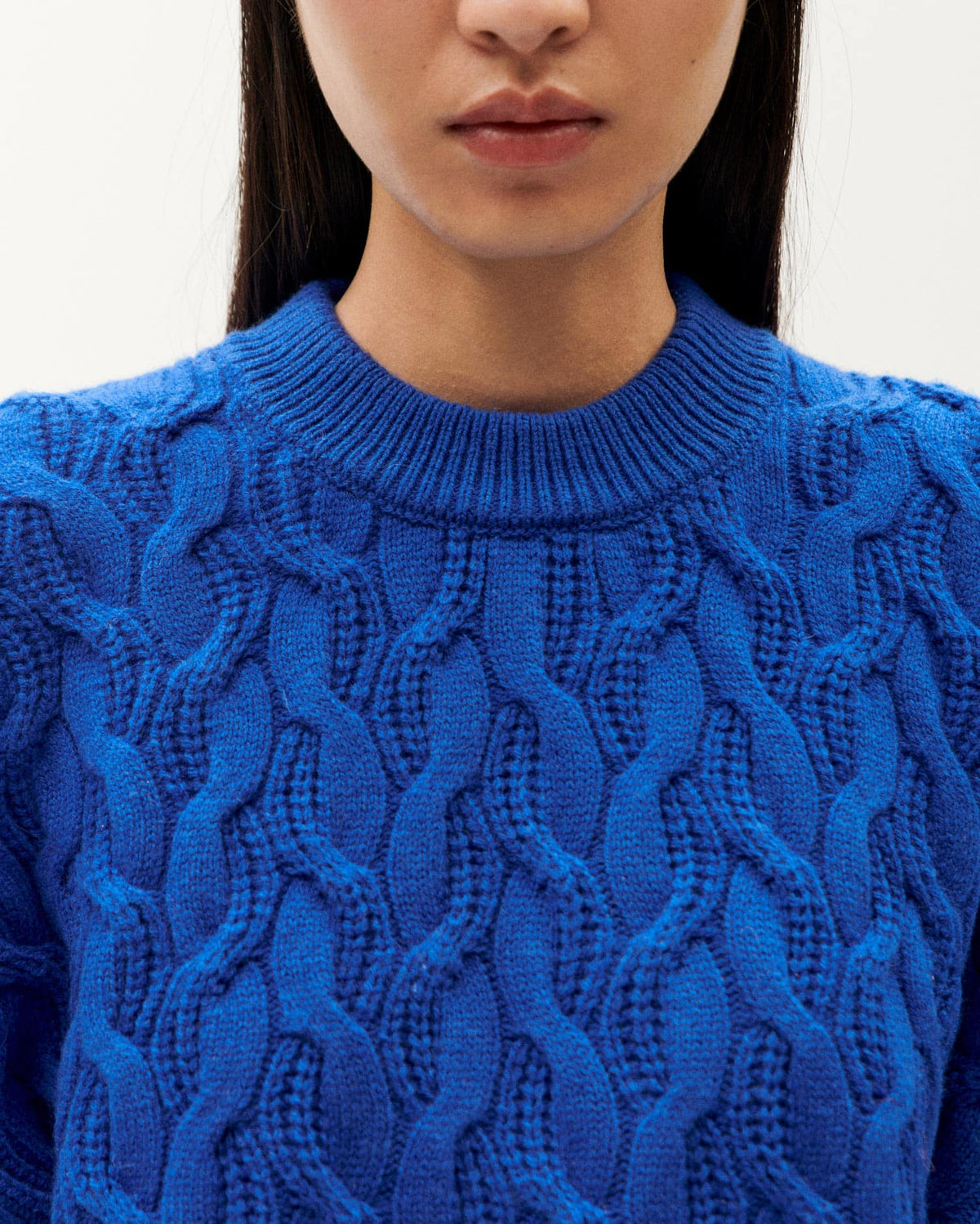 BLUE CARMEN KNITTED SWEATER