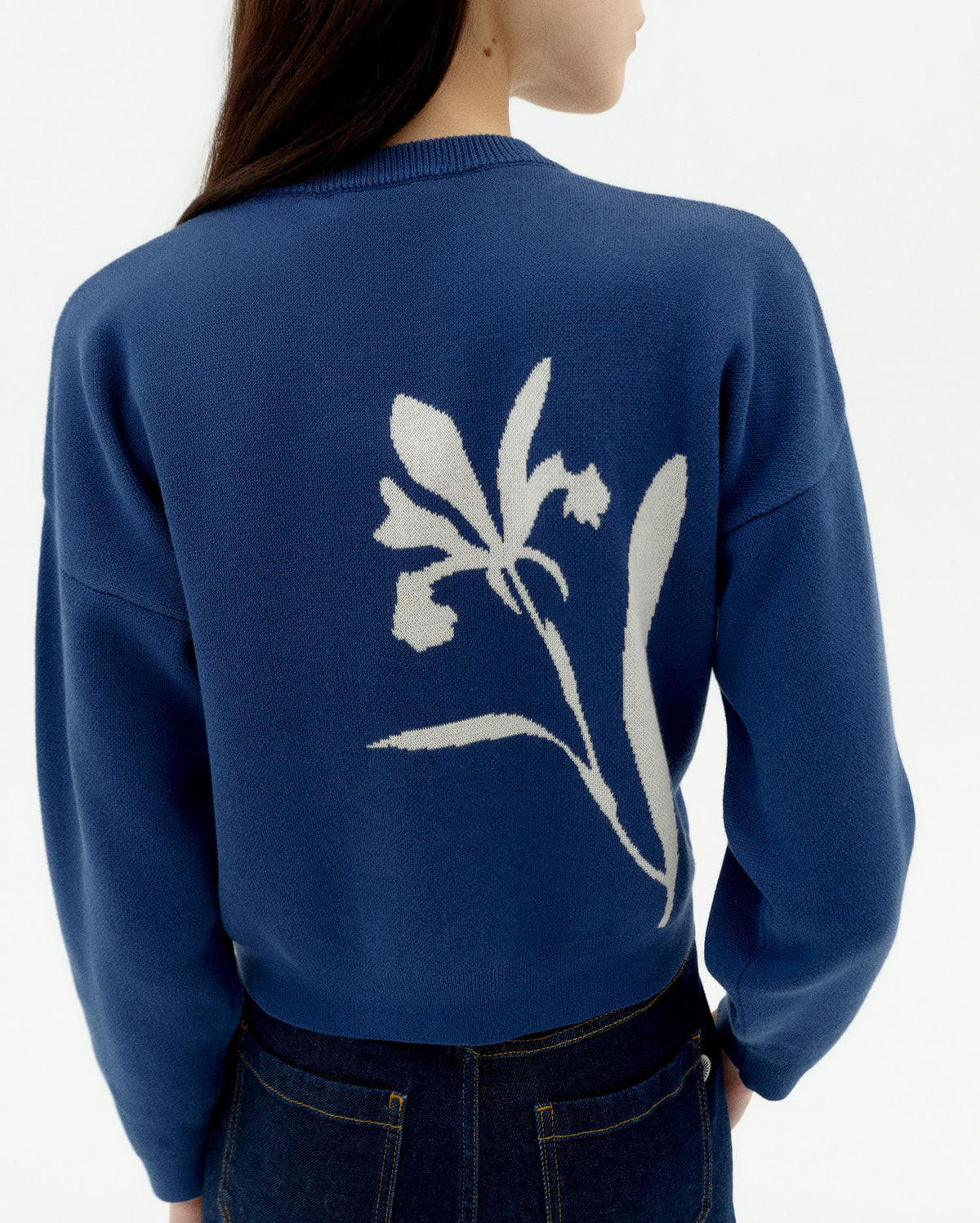 COBALT FLOWER PHILIS KNIT