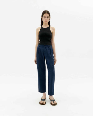 NAVY HEMP RINA PANTS